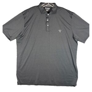 Birddogs Performance Polo Shirt 3XL Charcoal Gray Stretch Athletic Golf Casual